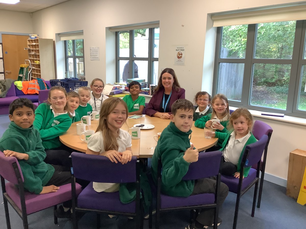 NovaPrimary's tweet photo. What a marvellous #hotchocolatefriday we had today! The standard of riddles was...interesting!! These children have epitomised kindness and effort this week- well done to them all! #novastars #HereLoudProud https://t.co/MmRCYJXmcn