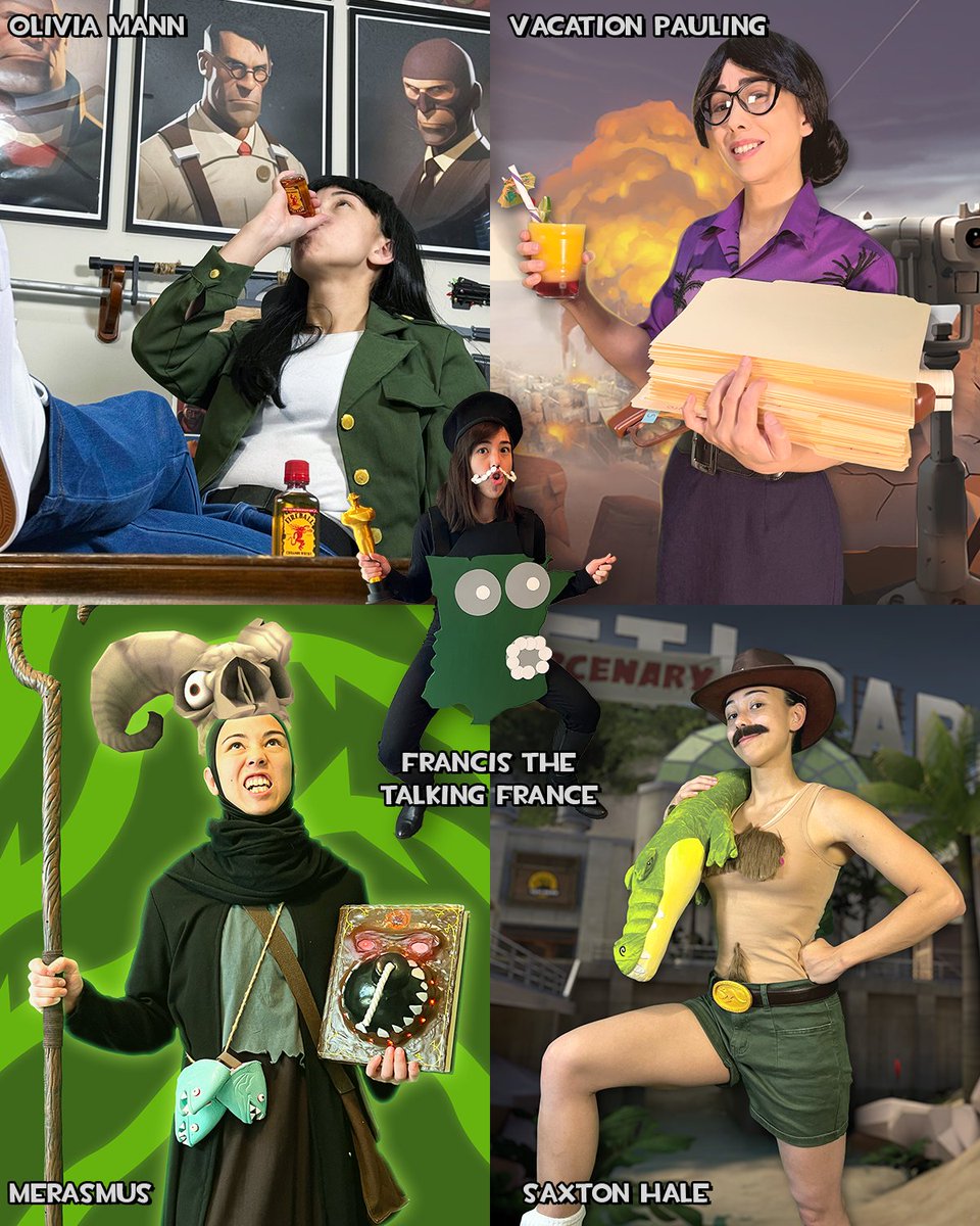 Get you a girl who isn't afraid to cosplay Obscure TF2 characters!