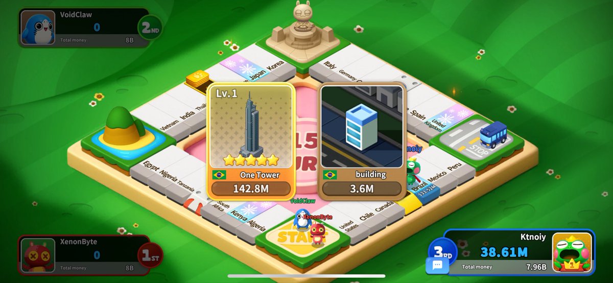 #DiceGo
Build Landmark hehehe