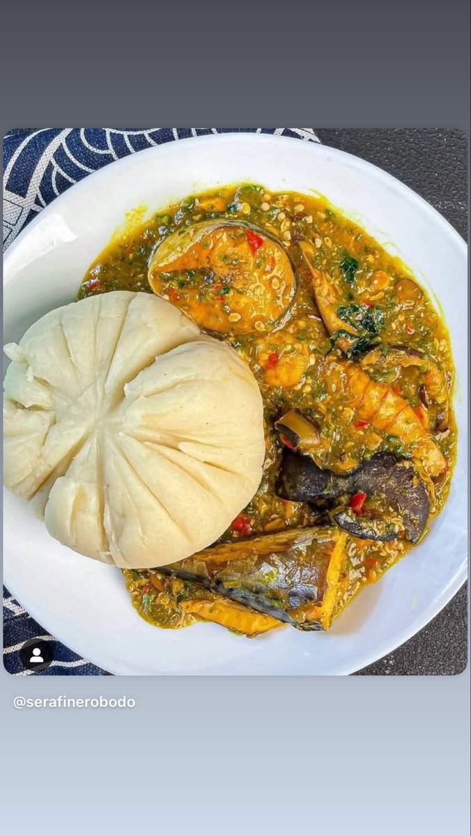 TriggaElsha's tweet photo. Okra soup and fufu today’s lunch 
#FuFuTime 
#Afrobeats 
#Nigeria https://t.co/cggMMymBbU
