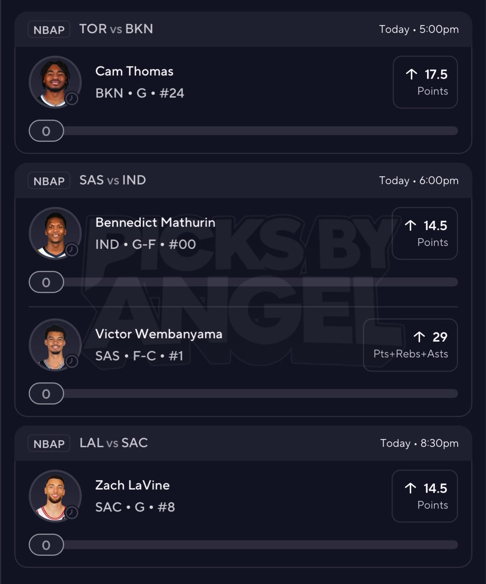 picksbyangel's tweet photo. NBA Preseason (10/17) 🏀🌟

$25 To A Follower Who Drops Their Cashapp/RTs This When It HITS! ❤️‍🔥

#NBA #NBAProps #NBAPlays #NBAPrizepicks #NBABets #Prizepicks #GamblingX #NBAP #GamblingCommunity #SportsBettingX #BettingTips #BettingPicks #DailyPicks #FreePicks #PropBets #DFS #SharpBets #SportsGambling #WinningPicks #FreeBet