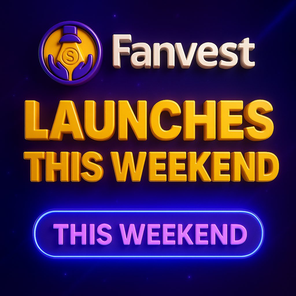 🚀 It’s Time! #FanVest launches tomorrow on <a href="/BNBCHAIN/">BNB Chain</a> 🔥 on <a href="/four_meme_/">Four.Meme</a> <a href="/binance/">Binance</a> <a href="/cz_binance/">CZ 🔶 BNB</a> 

Join us LIVE on X Space with <a href="/iamkellyrae1/">Kellyrae</a> hosted by @DailyCrypto5 — this is where the FanVest coin officially goes live!

📅 Tomorrow – 10AM EST | 2PM UTC | 3PM WAT
🎙️ Topic: Fans That