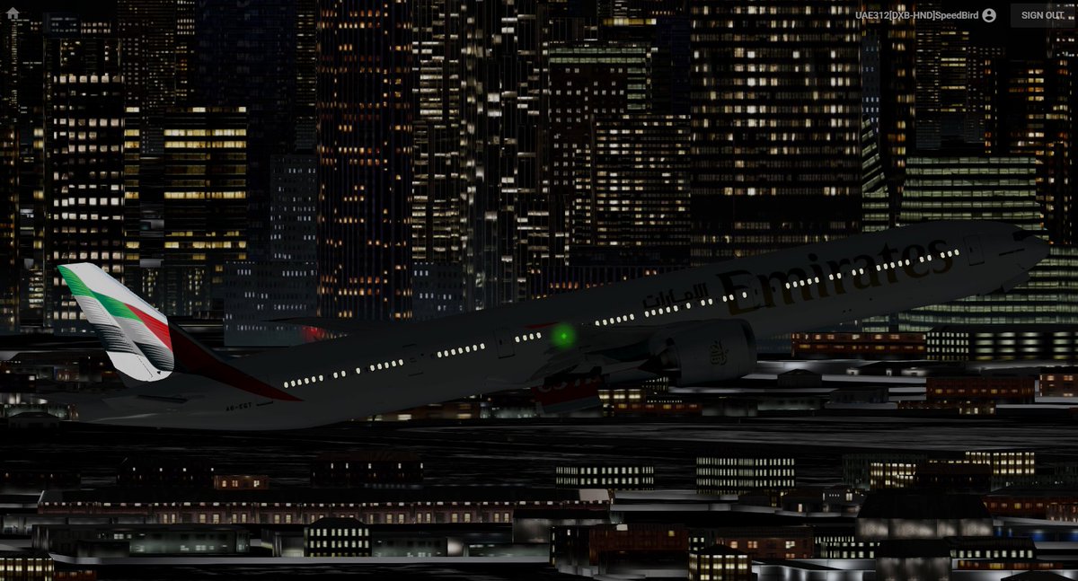 HSpeedbird's tweet photo. The stunning backdrop of the Dubai city! @GeoFlightSim https://t.co/OCt3AzcfWf