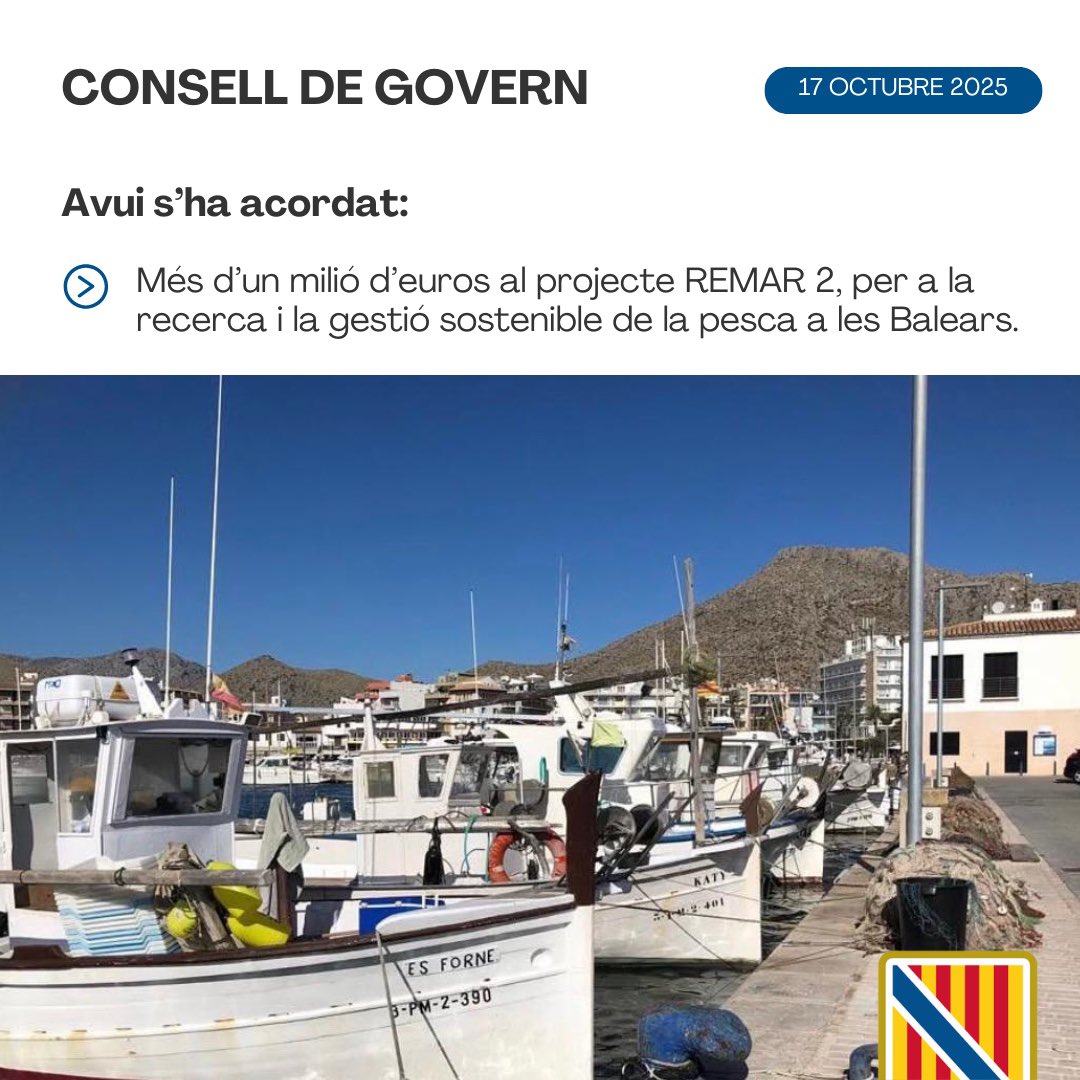 🌳 Destinam més de 2,5 M€, procedents d’ITS, a la protecció del nostre patrimoni, amb la compra de sa Bastida d’Alaró, i per la recerca i gestió sostenible de la pesca. 

Ara sí, reinvertim a les nostres illes els doblers provinents de l’Impost de Turisme Sostenible en el nostre