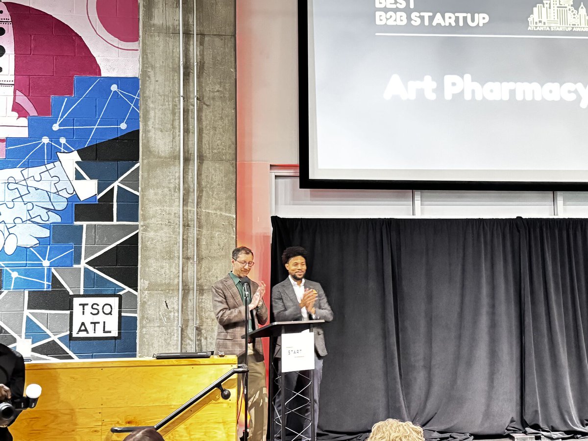 ATA is happy to once again sponsor The Best B2B Award category for the <a href="/StartupAtlanta/">Startup Atlanta</a> 7th Annual Awards. Congratulations to <a href="/Art__Pharmacy/">Art Pharmacy</a> on a well deserved win!! #atlantastartups #startupawards