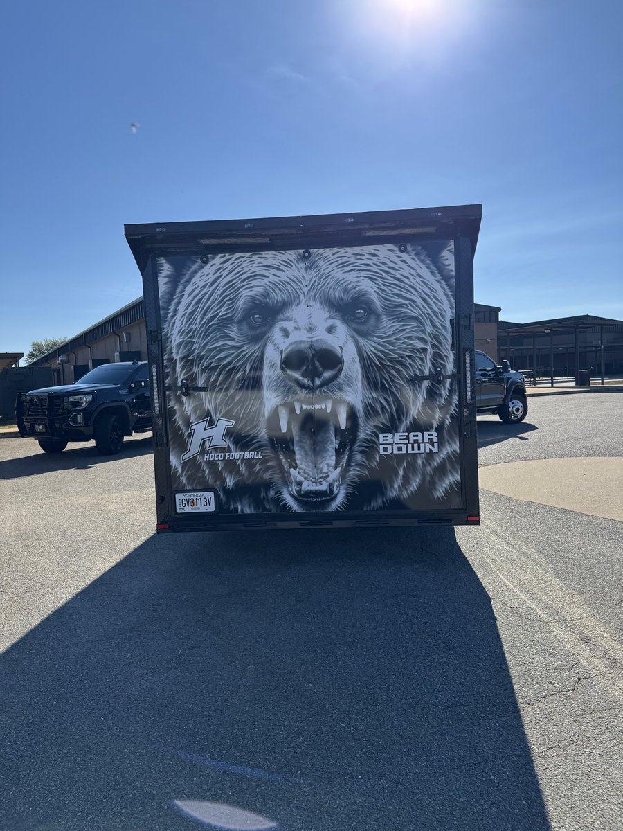 BearDownHOCO's tweet image. New Trailer on Highway 96 #A2B