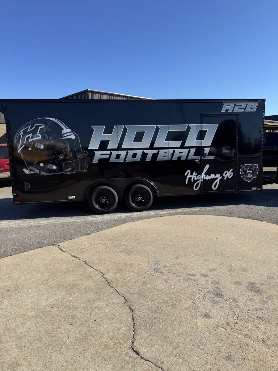 BearDownHOCO's tweet image. New Trailer on Highway 96 #A2B