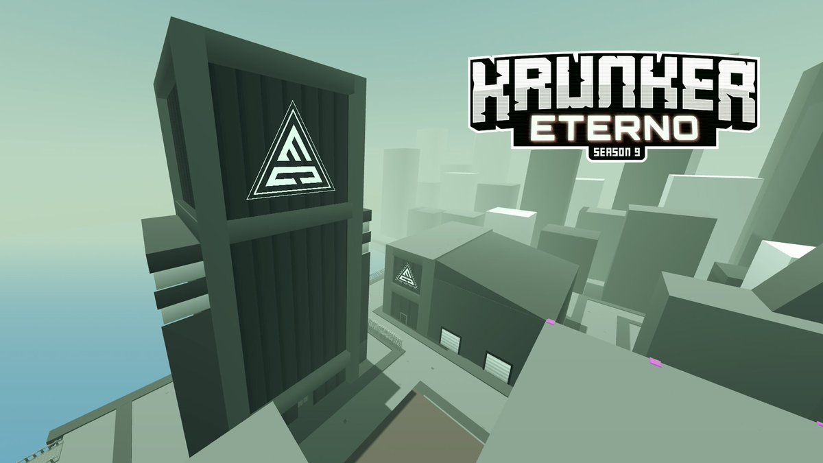 krunkerio's tweet image. Eterno's new Headquarters have been finished in the #Krunker Plaza, and you can visit it right now!
But it seems that it needs a special code to use the elevators...