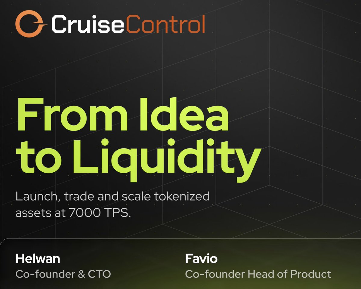 today we discovered that the co founder of <a href="/JoinCruiseCtrl/">CruiseControl</a> is <a href="/madebyfavio/">FAVIO</a> none of you are bullish enough on what they got cooking if you fade the $cc airdrop RIP 👿