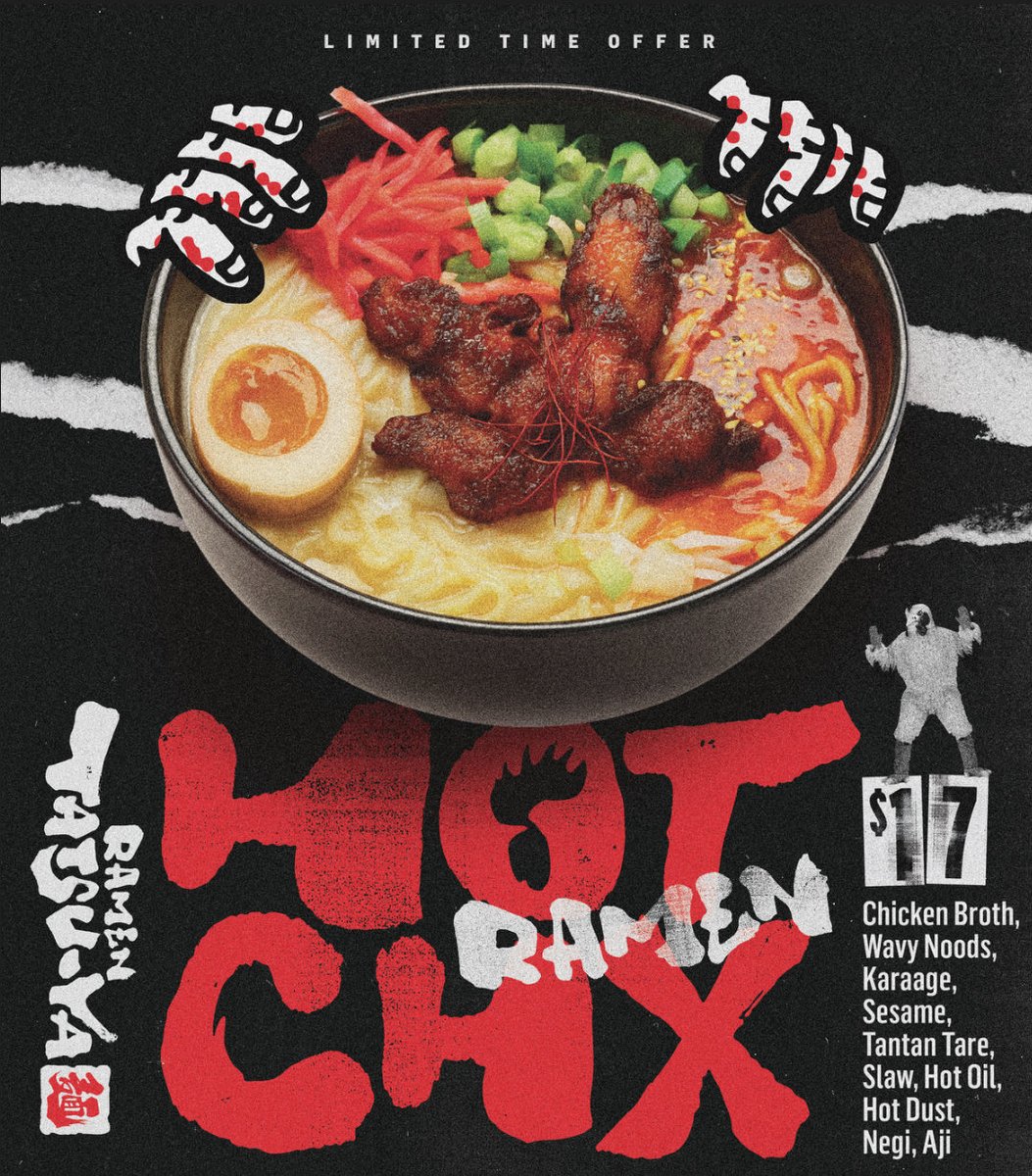 toddcoerver's tweet image. Hot Chx Ramen is bawwwk! 🎵 It’s gettin’ hot in here🎵