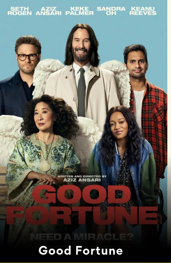 Mr.Dov_LarryDov (@riddlemethiss84) on Twitter photo #AMC #GoodFortune was a smooth and easy watch with a lot of laughs mixed in. All the characters were GREAT, especially Keanu Reeves 😂 also a clear message that everyone can relate to at one point or another. Check it out at <a href="/AMCTheatres/">AMC Theatres</a> 💚 #AMC #GoodFortune was a smooth and easy watch with a lot of laughs mixed in. All the characters were GREAT, especially Keanu Reeves 😂 also a clear message that everyone can relate to at one point or another. Check it out at <a href="/AMCTheatres/">AMC Theatres</a> 💚