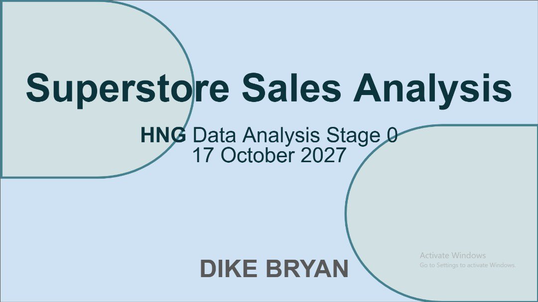 DikeBryanN's tweet photo. Super excited to share my first data analysis task for @hnginternship program, Stage Zero 0️⃣. I explored the Superstore Sales Dataset (2015–2017) using Google Sheets.
Here’s what I did 👇 https://t.co/H526HmaBPz
