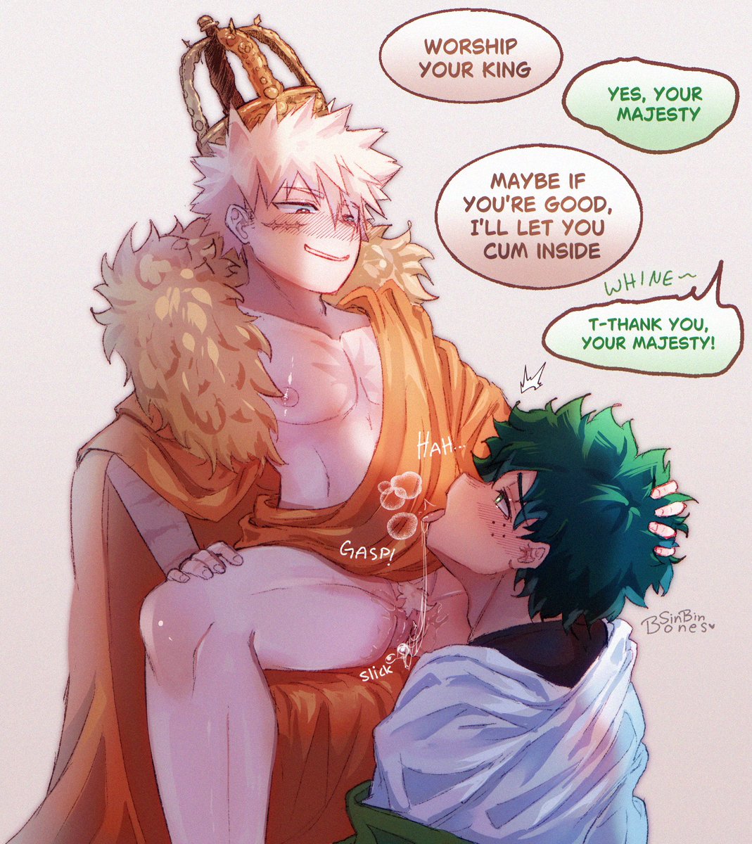 SinBinBones's tweet photo. 🔞💚🧡
@deaddovekink Kinktober Day 17. Say Thank You
reward conditioning | degradation | King Kacchan | Kacchussy | power bottom 🧡
#出勝 #dkbk https://t.co/u9XA1APu7t