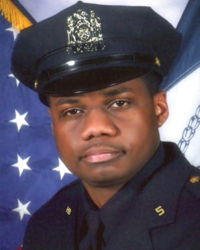 NYCPBA's tweet image. Our @NYPDPSA5 brother, P.O. Randolph Holder, proudly followed the footsteps of his father and grandfather, who both served as police officers in Guyana. Ten years ago today, he made the ultimate sacrifice after he was shot and killed by a serial offender in Manhattan. Officer…