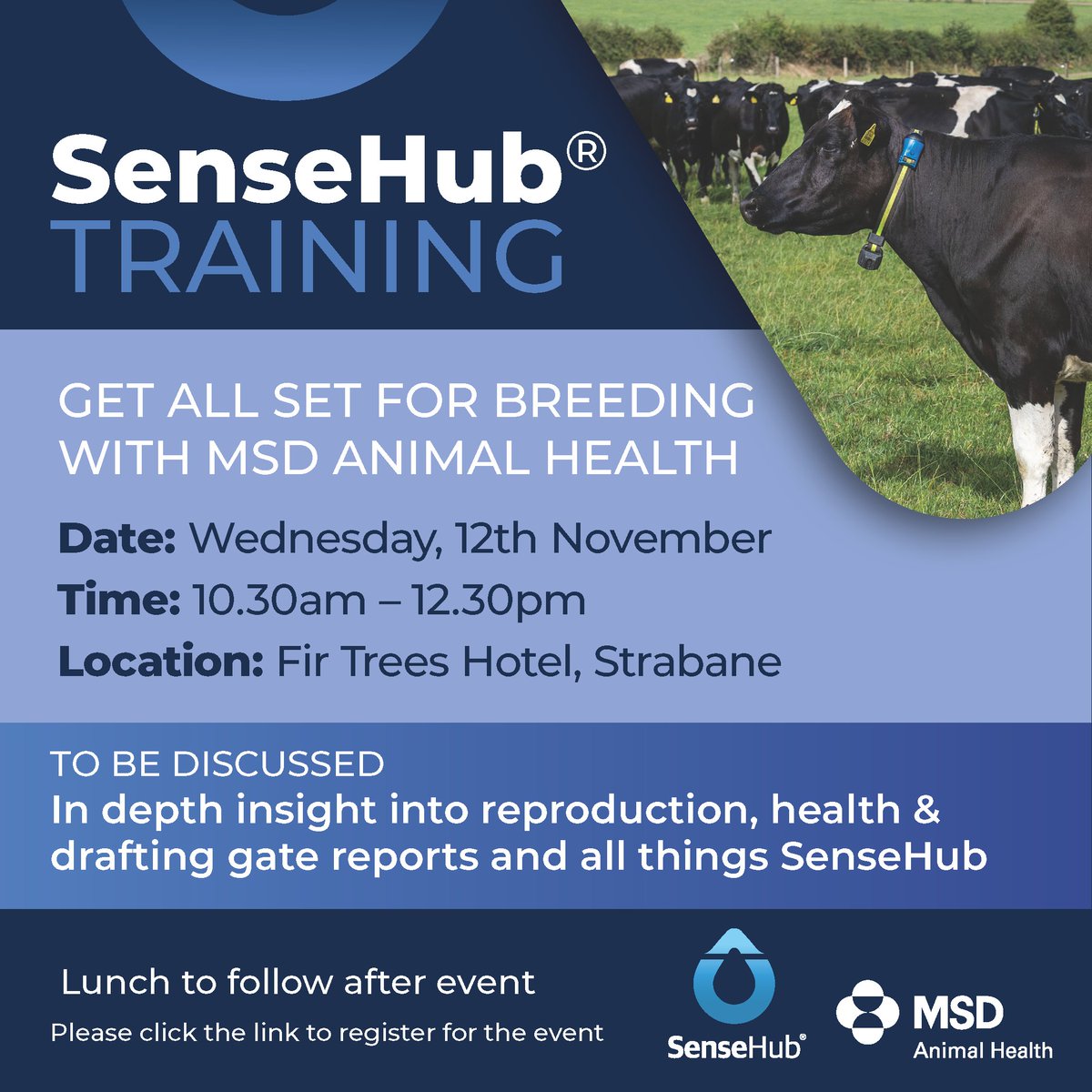 Northern Ireland farmers!📍Don’t miss our final in-person SenseHub Training – Wednesday, 12th November!

👉Register now and secure your spot:  eventbrite.nl/e/182780649141… 

#FarmWithMoreFreedom