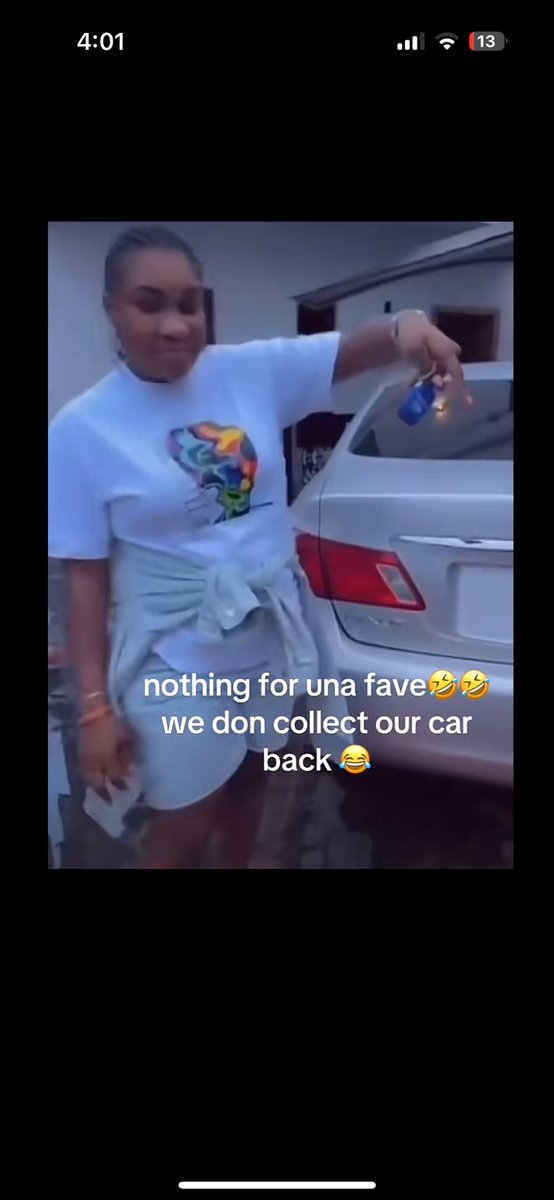 This girl post car say she buy am at 19 yo
The married man wife don go beat am collect key back😂😂😂
Tiktok too sweet