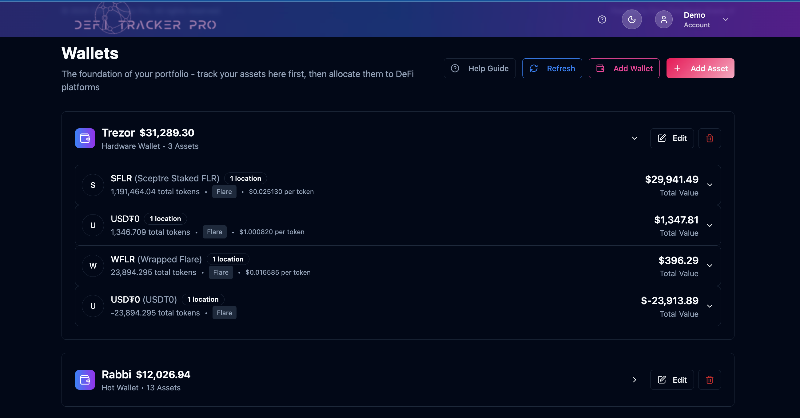 flareforward's tweet photo. Track all your wallets free. But did you know your crypto could be earning you passive income? Learn how.