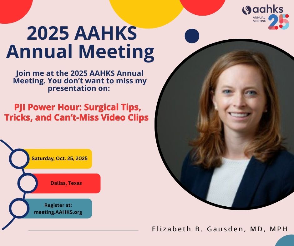 AAHKS's tweet image. There's still time for you to join us at the AAHKS Annual Meeting. Register today - we hope to see you there! meeting.AAHKS.org
