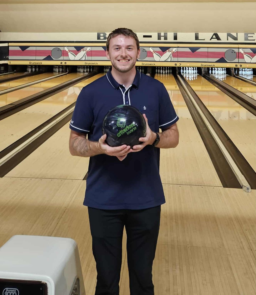 Our own Nick Luther rolled 300/813 last night with his brand new Criterion Inverse at Bob-Hi Lanes! 👏
#TrackBowling #CriterionInverse 10.23.2025
#HK22C #EvolutionaryRevolutionary
