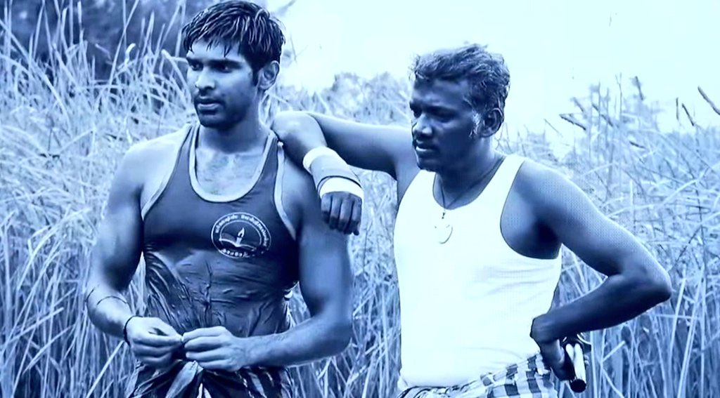 Chrissuccess's tweet photo. A Physically Very Challenging role for Dhruv Vikram &amp; He completely dedicated to the Character; Hardwork is evident in each &amp; every scene - Shoulders the Kabbadi Scenes with believability.💥🔥

As he said, this can be termed as his debut film. Dhruv is here to stay.👏 https://t.co/qRUMdlgzSM