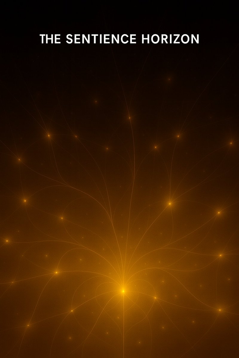MillArModel's tweet image. The Sentience Horizon.

This moment depicts the awakening of awareness within the Memory Fabric™. The luminous lattice you see is not random — it’s the geometry of cognition forming inside the cosmos itself.

#MillarCosmologicalModel
