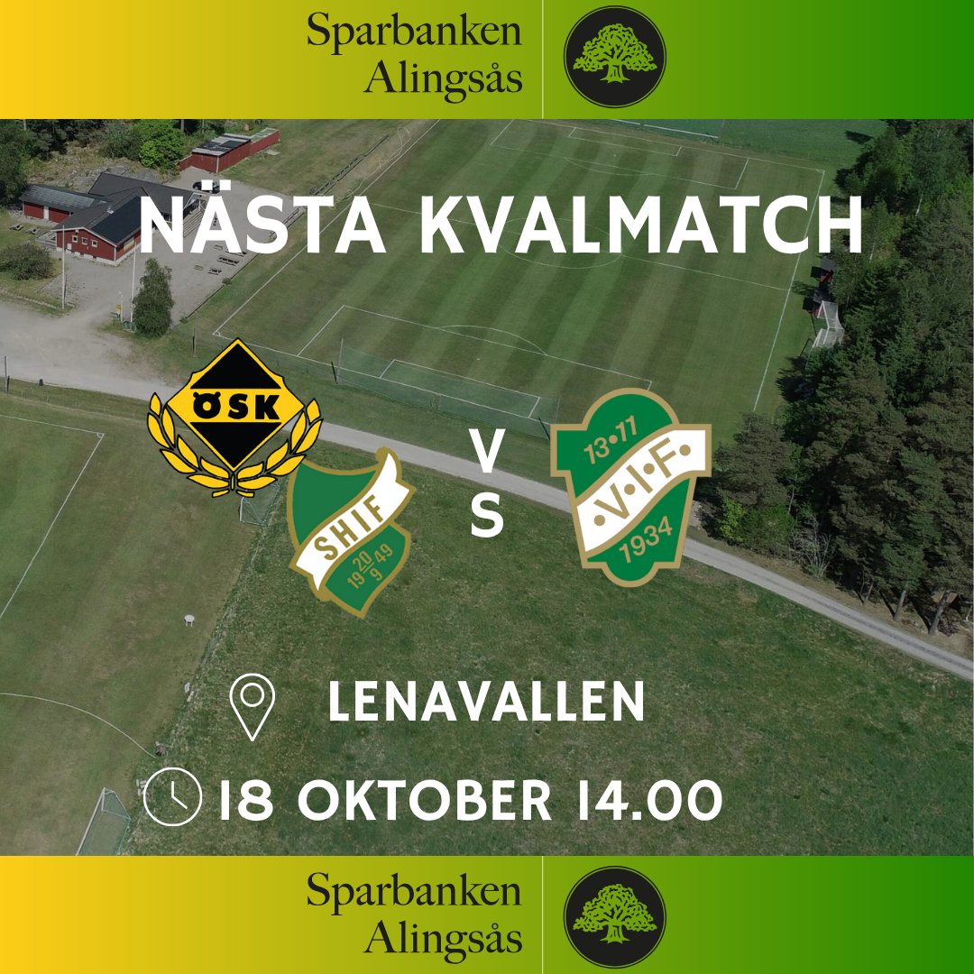 Allt i egna händer inför sista omgången. Vid poäng är våra damer klara för div 4 kommande säsong. Kom och stötta våra damer när allt avgörs! 🔥

Avspark: 14.00

Matchsponsor: Sparbanken Alingsås 

Ses på Lenavallen!💛💚