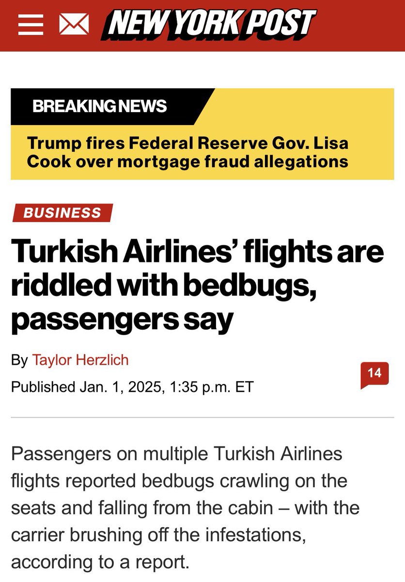 HerstoryByFaith's tweet image. 😳 Bedbugs falling from the ceiling on Turkish Airlines Wow 😯#bedbugs #TurkishAirlines #SafetyFirst #TravelBlog #traveldiaries  #TRAVELNEWS #travel