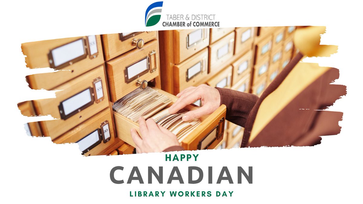 TaberChamber's tweet image. Today we celebrate the amazing staff and volunteers who make our libraries welcoming and essential to our communities.
A huge shoutout to the dedicated team at the Taber Public Library. You help make learning and discovery possible!
#CanadianLibraryWorkersDay #TaberPublicLibrary