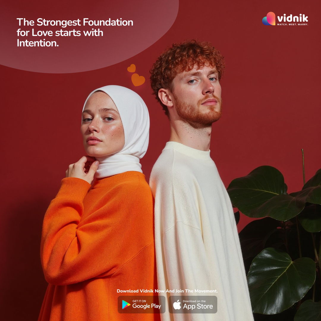 Vidnikapp's tweet image. Marriage isn’t luck - it’s intention, effort, and dua.
Build your relationship on a strong foundation.
Start your nikah journey with sincere intentions on Vidnik.

#IntentionMatters #NikahJourney #HalalLove #FaithfulConnections #VidnikApp #Nikah #MarriageDua #Marriage #Muslims