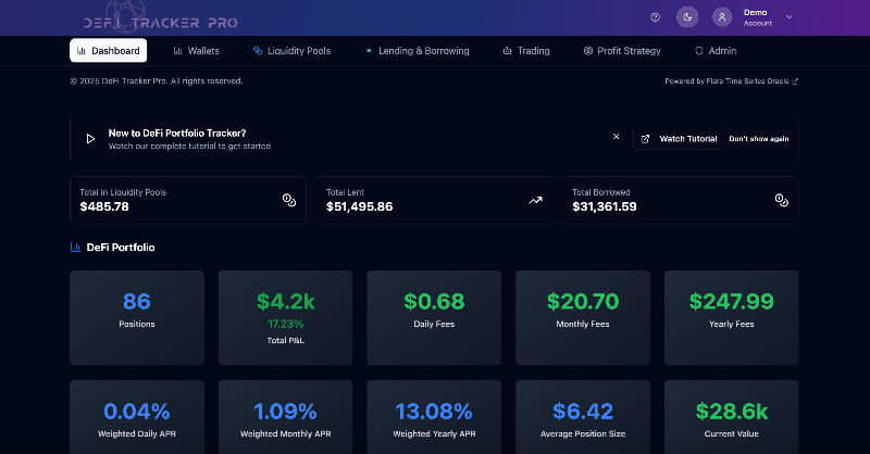 flareforward's tweet photo. Track all your wallets free. But did you know your crypto could be earning you passive income? Learn how.