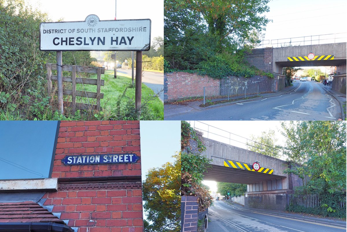 Cheslyn Hay 
This is north of Birmingham and was closed to passengers in 1965. The freight only line reopened to passengers in 1989 but a new station nearby, Landywood, opened rather than reopen this one.
#TheSlowTrain