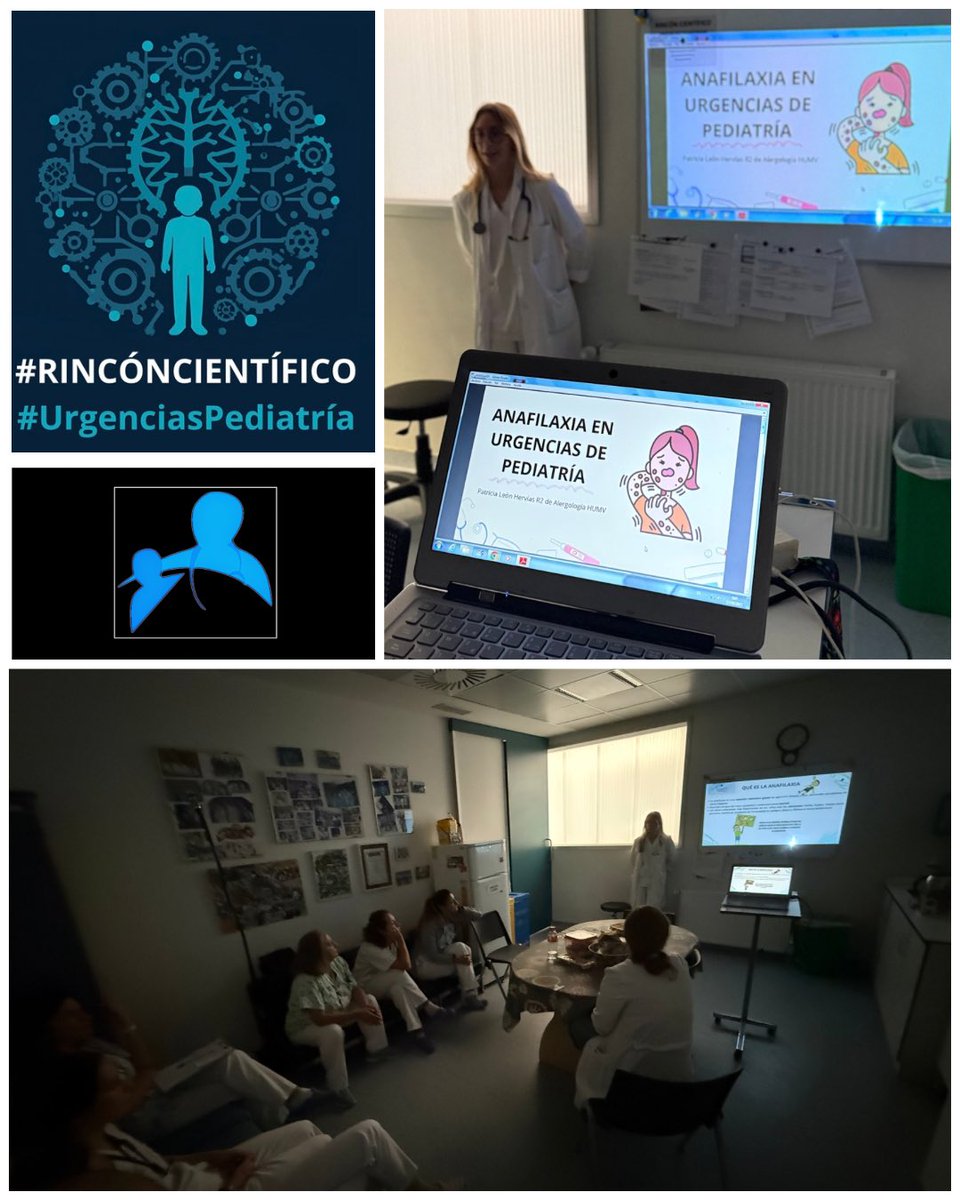 JLorenzoGuerra's tweet photo. Hoy en #RincónCientífico
#ANAFILAXIA
Nuestra rotante del Servicio de #Alergología nos presenta en 20 minutos el #Protocolo de #Anafilaxia. La importancia de la administración precoz de #Adrenalina #Intramuscular cómo tratamiento fundamental. #UrgenciasPediatría. https://t.co/jJjpONAhlk