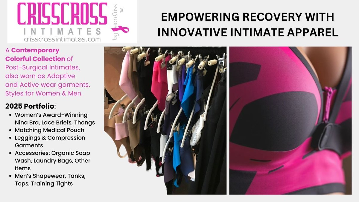 jean_criss's tweet image. Because healing deserves style. Shop our sustainable Nina Bra, briefs, and thongs this Breast Cancer Awareness Month. 🌸 Empowering Recovery with Innovative Intimates. crisscrossintimates.com
#CrisscrossIntimates #Undergarments #postsurgical #adaptive #active #variety…