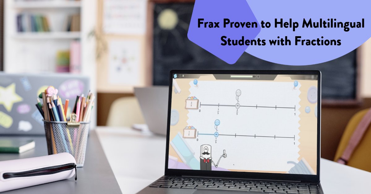ExploreLearning's tweet image. For multilingual learners, math instruction in English can present a double challenge. Recent research reveals that Frax helps at-risk MLLs reach grade-level performance.📈
Dive into the encouraging results: bit.ly/4pSHZDY #MLLs #ELLs #Fractions