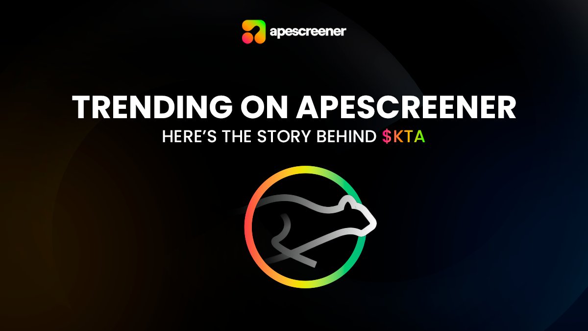 apescreener's tweet image. 124K holders are watching the same thing.
Whale wallets control 61% of supply.
$KTA is one of Base's most-tracked tokens for a reason.
Here's why👇