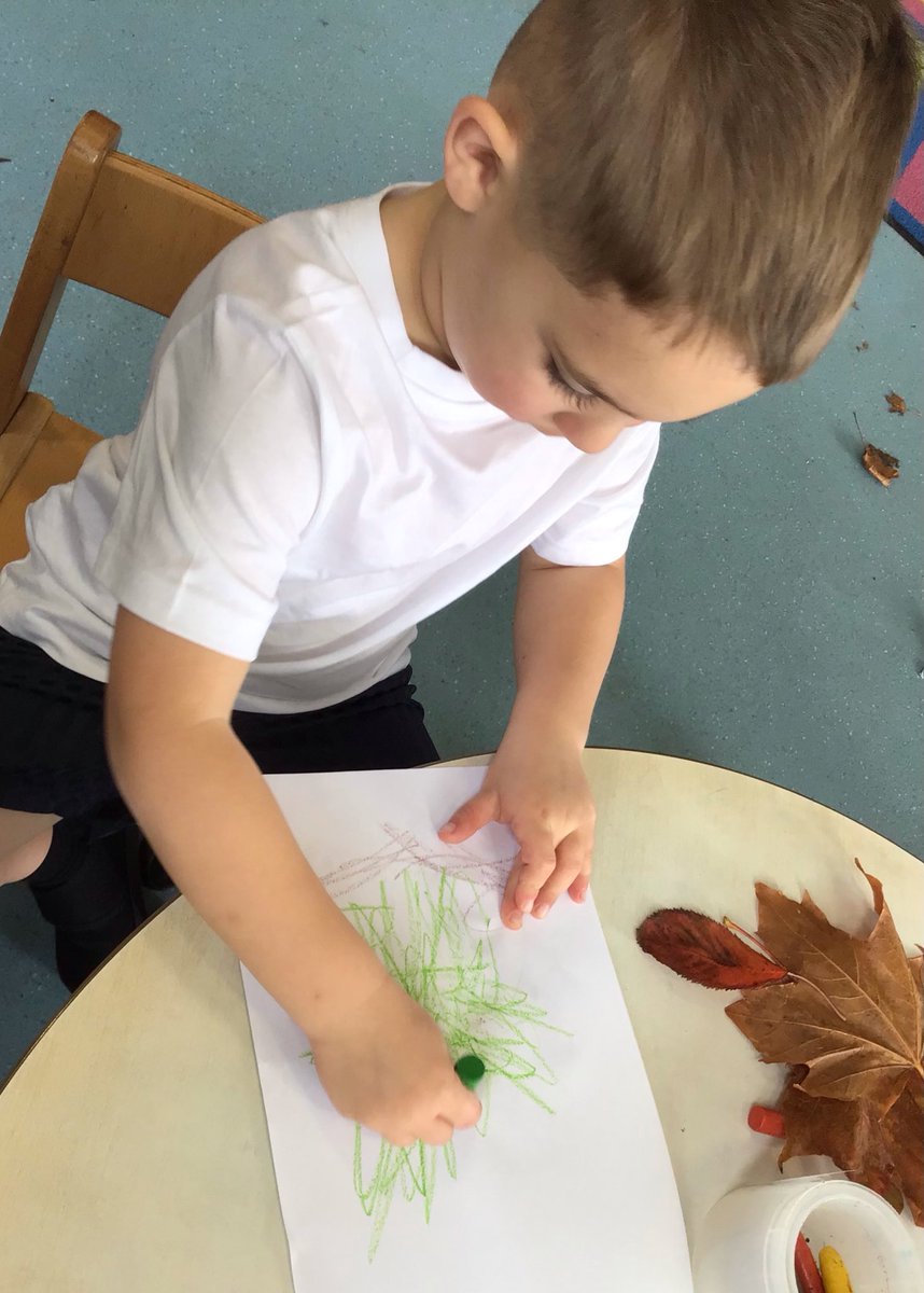 EYFS_OLSP's tweet photo. The children have been diving into Autumn with hands-on fun! From leaf rubbings to rolling conkers in paint, they have explored the season through creativity and play🎨🍁 #Autumn #Learningthroughplay https://t.co/eKRTuqUm5g