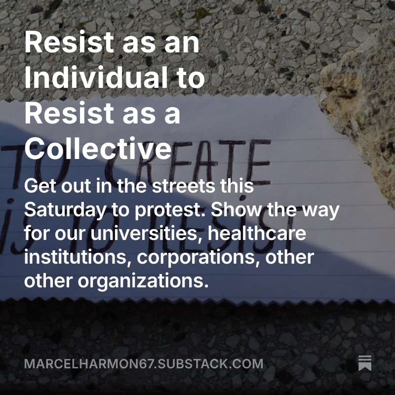 Get out in the streets tomorrow (10/18). Let’s get the level of nonviolent resistance past the tipping point. #NoKings #NoKingsOct18 #ksleg 

And keep peacefully resisting day-to-day. That’s, I believe, how we’ll generate real collective resistance involving broad coalitions. 1/