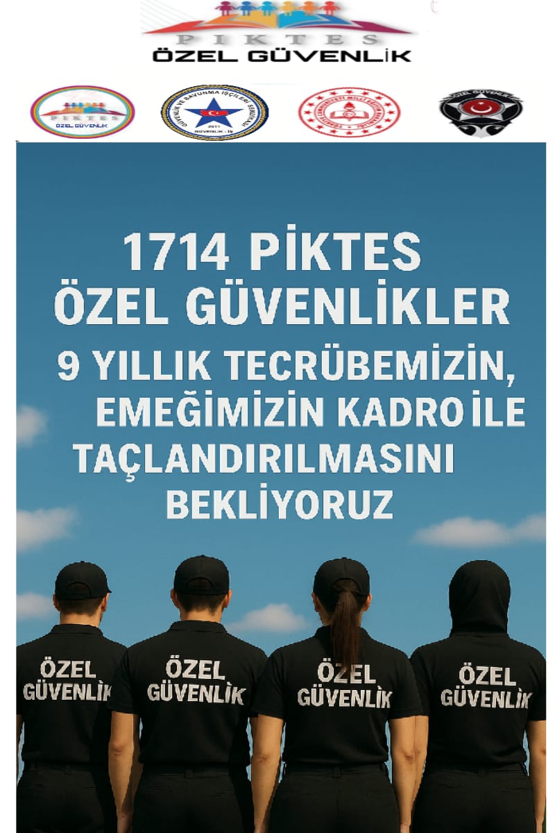 #Piktes
<a href="/Yusuf__Tekin/">Yusuf Tekin</a>
<a href="/tcmeb/">Millî Eğitim Bakanlığı</a>
<a href="/mebhbogm/">MEB Hayat Boyu Öğrenme Genel Müdürlüğü</a>

🚨OKULLARDA 9 YILLIK TECRÜBE İLE 
🚨PİKTES ÖZEL GÜVENLİK GÖREVLİLERİNE
👉(ÇALIŞAN VE ÇIKARILAN )
 TECRUBELİ  EMEKÇİLERE 
🚨ŞUBATTAKİ ALIMLARDA  ÖNCELİK VERİLSİN 
🛑TÜM OKULLAR GÜVENDE OLSUN