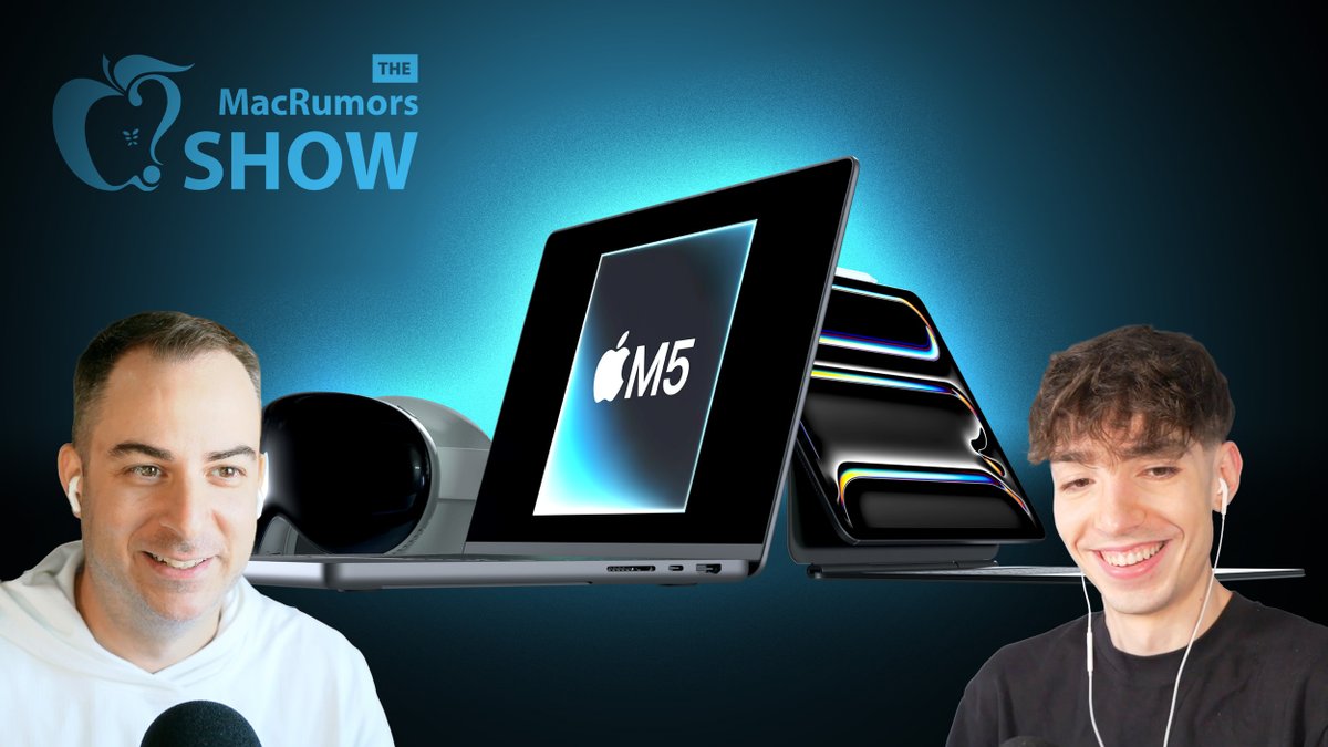 MacRumors.com (@macrumors) on Twitter photo The <a href="/MacRumorsShow/">The MacRumors Show 🎙️</a>: Apple's Three New M5 Products Announced macrumors.com/2025/10/17/the… The <a href="/MacRumorsShow/">The MacRumors Show 🎙️</a>: Apple's Three New M5 Products Announced macrumors.com/2025/10/17/the…