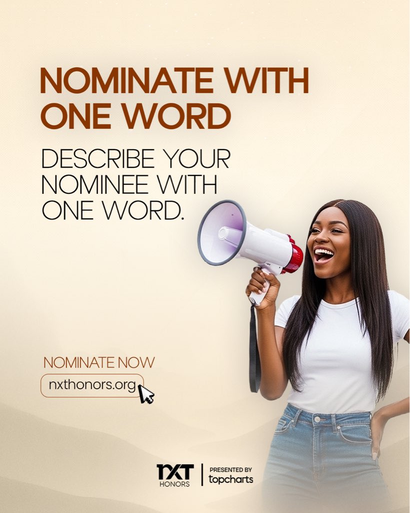 NXT Honors (@nxthonors) on Twitter photo One word can change everything.
Describe your #NXTHonors nominee in one word,
the word that captures their impact, power, or influence.
Your voice. Your nomination. Your #NXTFYC moment. One word can change everything.
Describe your #NXTHonors nominee in one word,
the word that captures their impact, power, or influence.
Your voice. Your nomination. Your #NXTFYC moment.