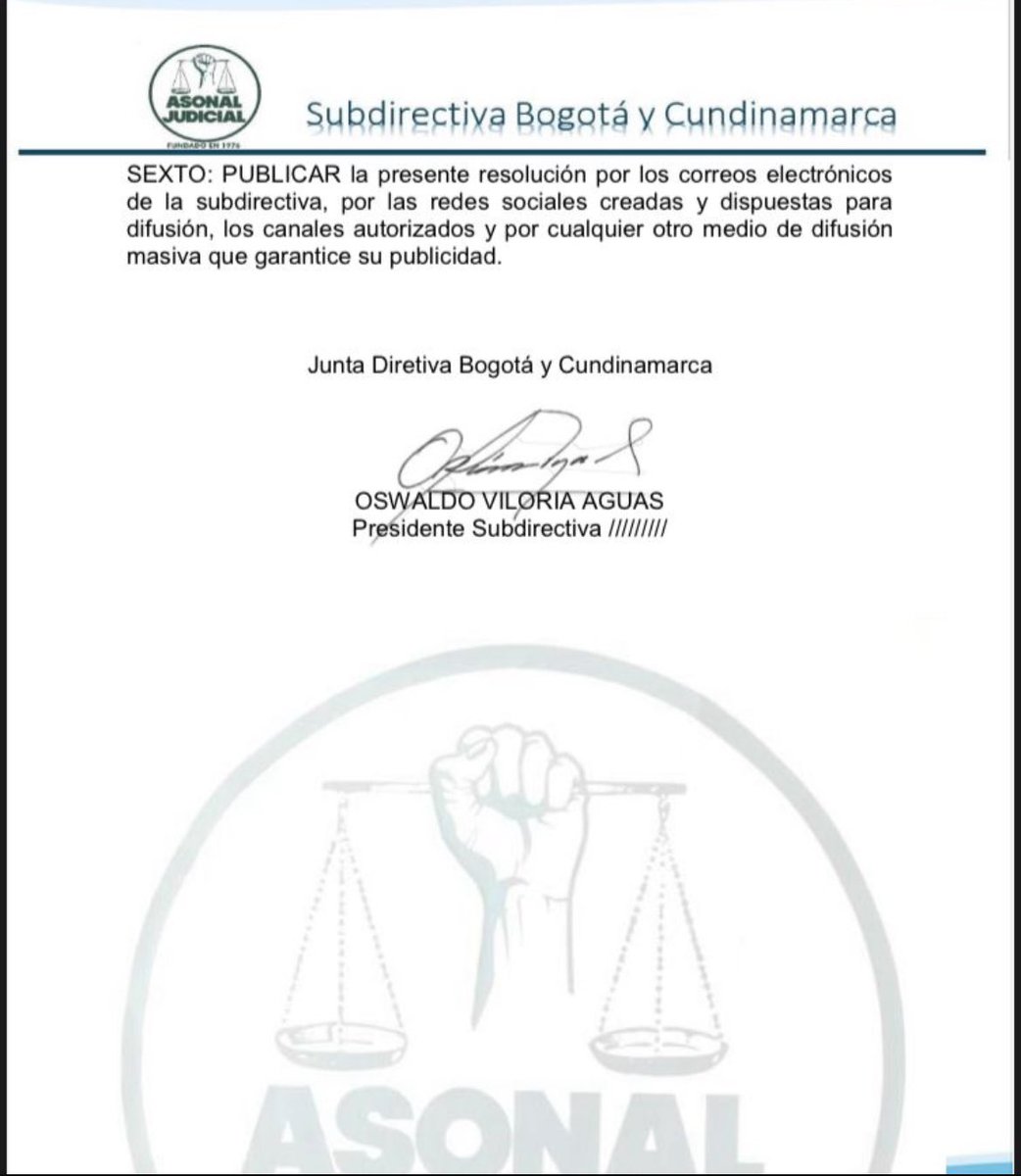 Compartimos la resolución 02 del 17 de octubre del 2025 por medio de lo cual se amplía el plazo para la conformación de la lista de delegados para la Asamblea, así como se amplían las fechas para la votación virtual esto es 22 y 23 de octubre del 2025.