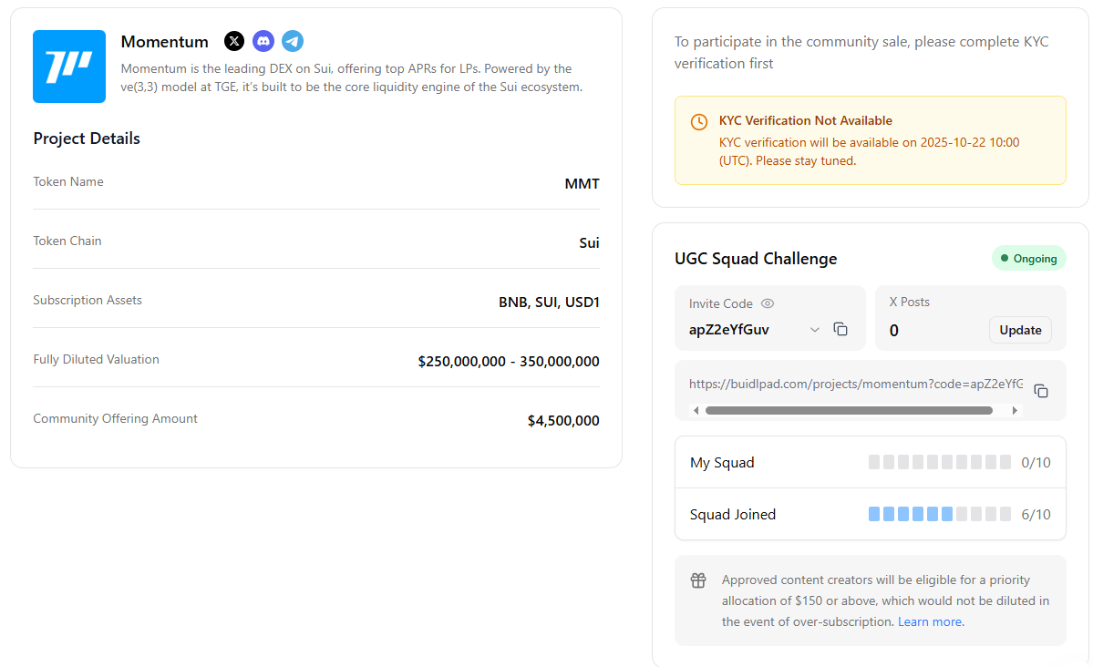 emchan92's tweet photo. Exciting news for @MMTFinance enthusiasts! 

The Momentum & Buidlpad HODL Yield Campaign is live, offering a fantastic opportunity to engage with the platform. 

Learn how to swap your SUI to USDC seamlessly with our comprehensive step-by-step guide and accompanying video tutorial. 
This campaign not only simplifies the process but also rewards active participation. 

Don't miss out on this chance to be part of the growing @MMTFinance community and maximize your DeFi experience on the SUI network. Join now and take advantage of the benefits! @buidlpad @MMTFinance $MMT

Join my squad now:
https://t.co/sr7l8IrHWc