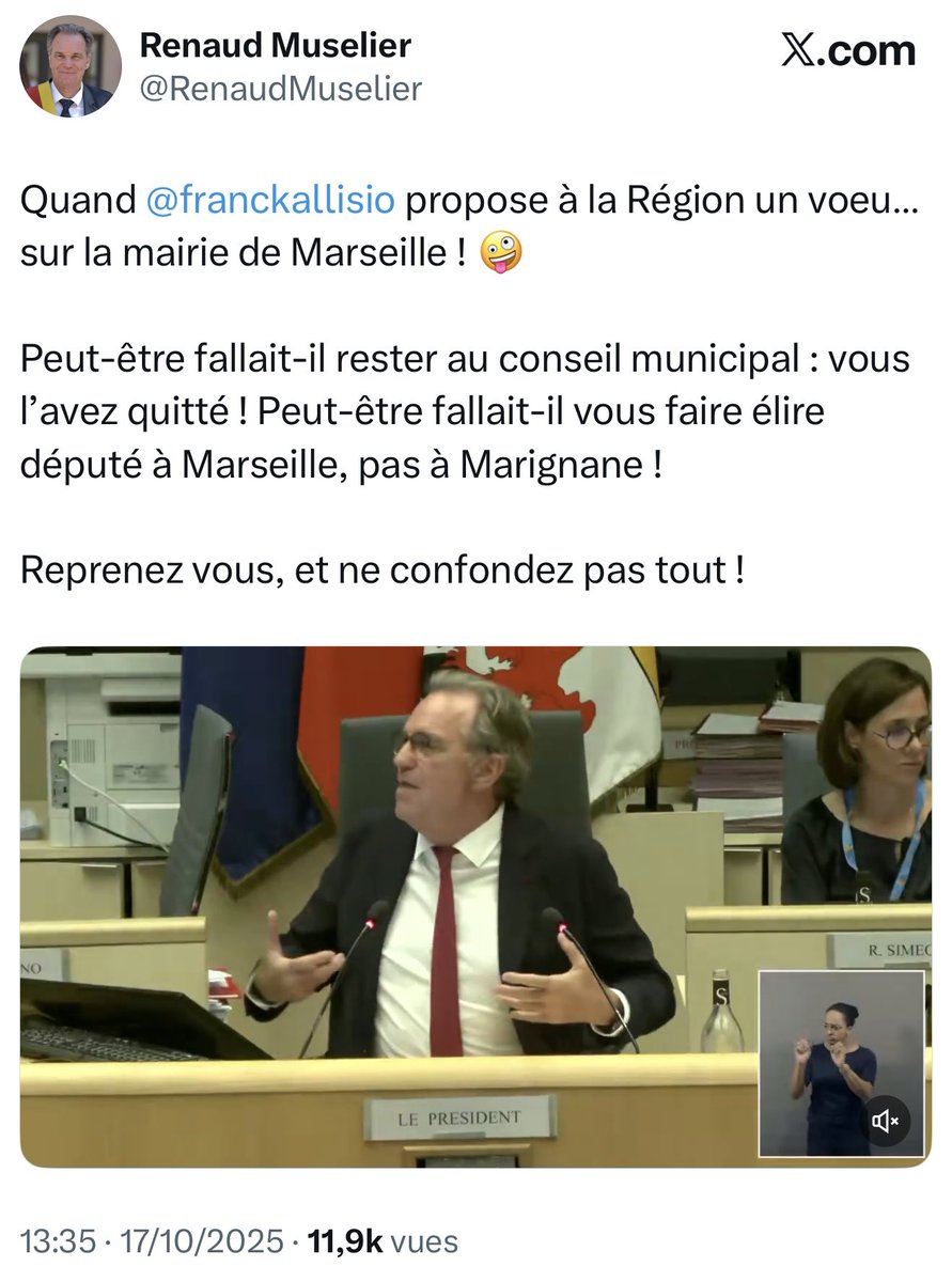 Cher Renaud, peut-être fallait-il également vous faire élire député de Marseille : zut, Marie-Arlette Carlotti vous a battu en 2012. 

Peut-être fallait-il rester au Conseil municipal : zut, Jean-Claude Gaudin n’a pas voulu de vous en 2014.

Reprenez-vous et ne confondez pas tout
