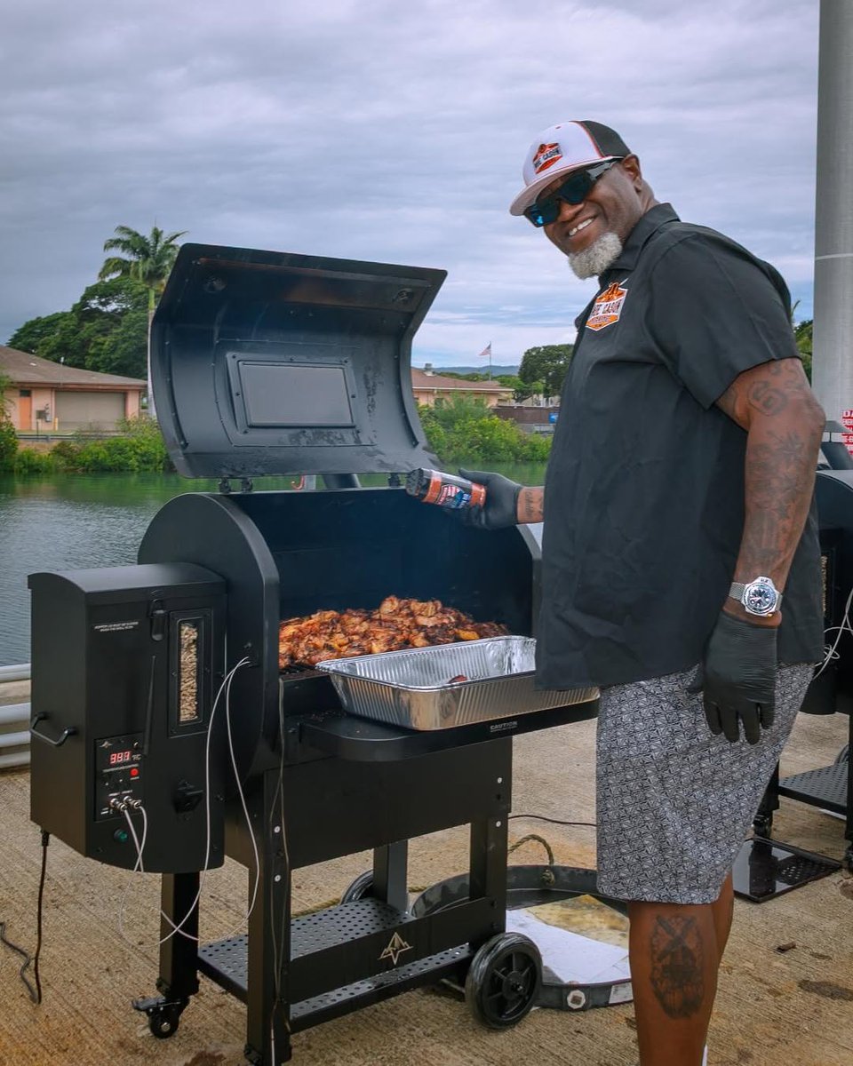Now that’s some nice scenery for a BBQ cookout 😎👏 Anyone else up for some GMG smoked wings from <a href="/Moecasonbbq/">Moe Cason</a> ?