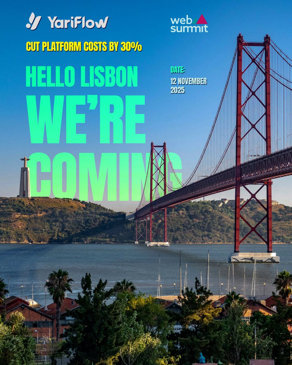 TheYariFlow's tweet image. 🚀 We’re heading to #WebSummit Lisbon!
Join us as we discuss the future of Shopify subscriptions, helping brands scale faster and save up to 30% on platform fees.

🎟️ Get 20% off tickets with code YARIFLOW:
 share.websummit.com/lis25/startup?…

@WebSummit  #Shopify #eCommerceInnovation