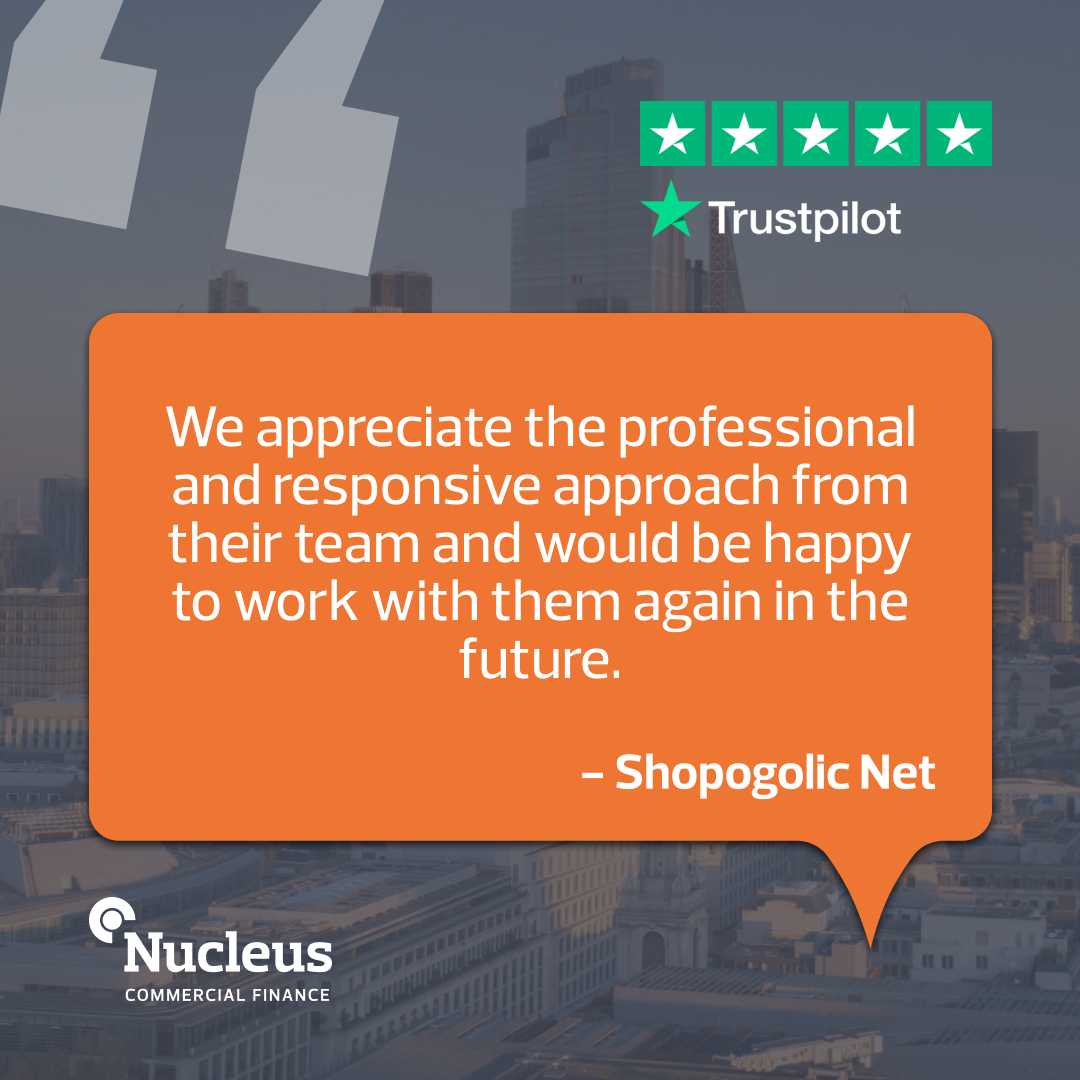 🌟 Feedback Fridays 🌟

Professional. Responsive. Reliable.

💬 “We appreciate their professional, responsive approach and would gladly work with them again.”

At Nucleus, we make business finance smooth &amp; supportive 💼✨

#CustomerExperience #Trustpilot #BusinessFinance #SMEs