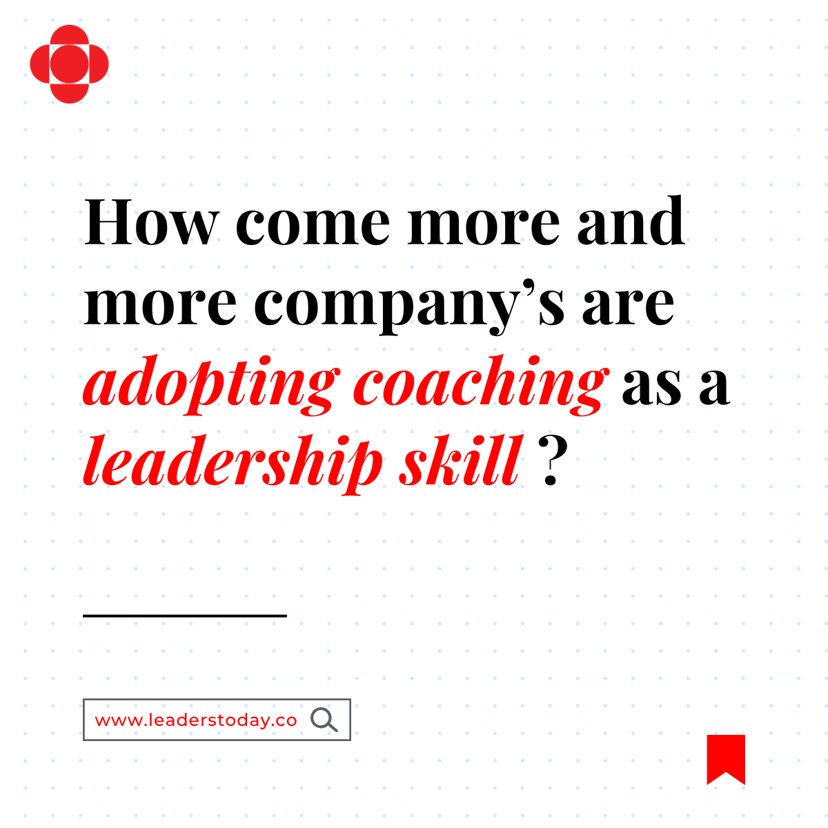 sabaimru's tweet photo. The workplace has changed. Nowadays employees expect a level of autonomy and the opportunity to grow. Coaching creates leaders who build trust, adaptability, and resilience. Learn to coach with confidence and clarity.  Start your journey at https://t.co/u44pdzdCGy 
#leadertoday https://t.co/eRcLBZhJsx