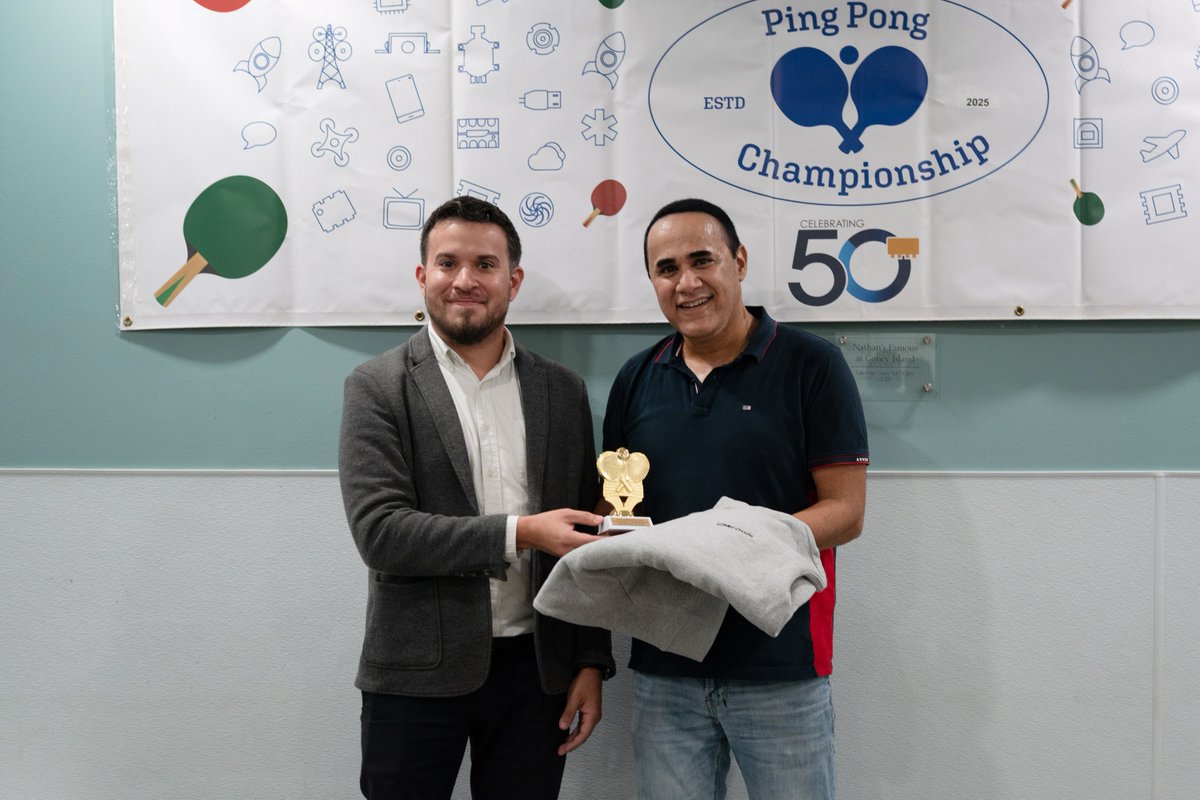 MiniCircuits's tweet image. Mini-Circuits members have had a decades-long tradition of play ping pong, so much so that the company began hosting small tournaments at our New York-based facilities. Congratulations to this years’ winners in both the advanced and beginner categories!

#pingpong #companyculture