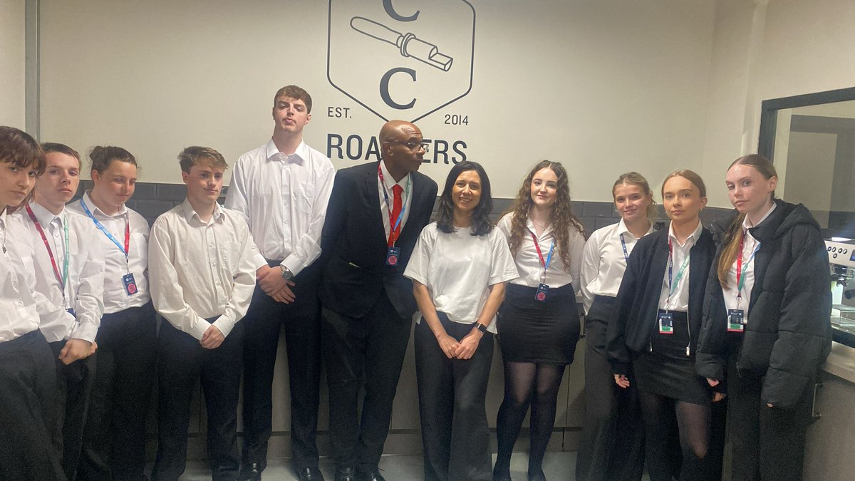 hughbaird's tweet photo. Huge thanks to @crosbycoffeeltd for an amazing Barista training session with our Level 3 Hospitality students! Our learners had a brilliant time developing their coffee-making skills and learning from the pros. ☕🙌 https://t.co/AEtlkVXucS