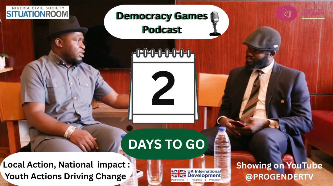 ProGender's tweet image. TWO DAYS TO GO! 📆
Get ready for a powerful discussion on Local Action, National impact: Youth Actions Driving Change Democracy Games Podcast!🎙 
Full video dropping soon✨